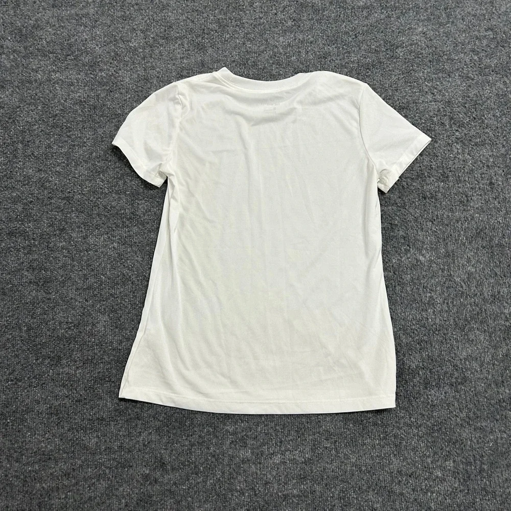 Nike T-Shirt Womens Size S White Dri-Fit Athletic Performance Short Sleeve Tee